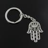 Vintage Hamsa Hand Evil Eye Keychain - Protection Charm for Car & Backpack, Perfect Festival Gift