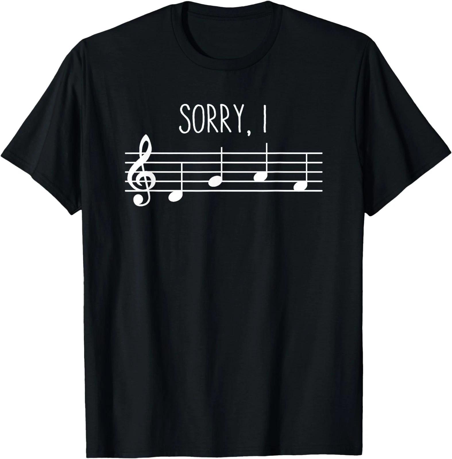 Sorry I DGAF Funny Music Note Treble Clef Band Choir Teacher T-Shirt 3XL