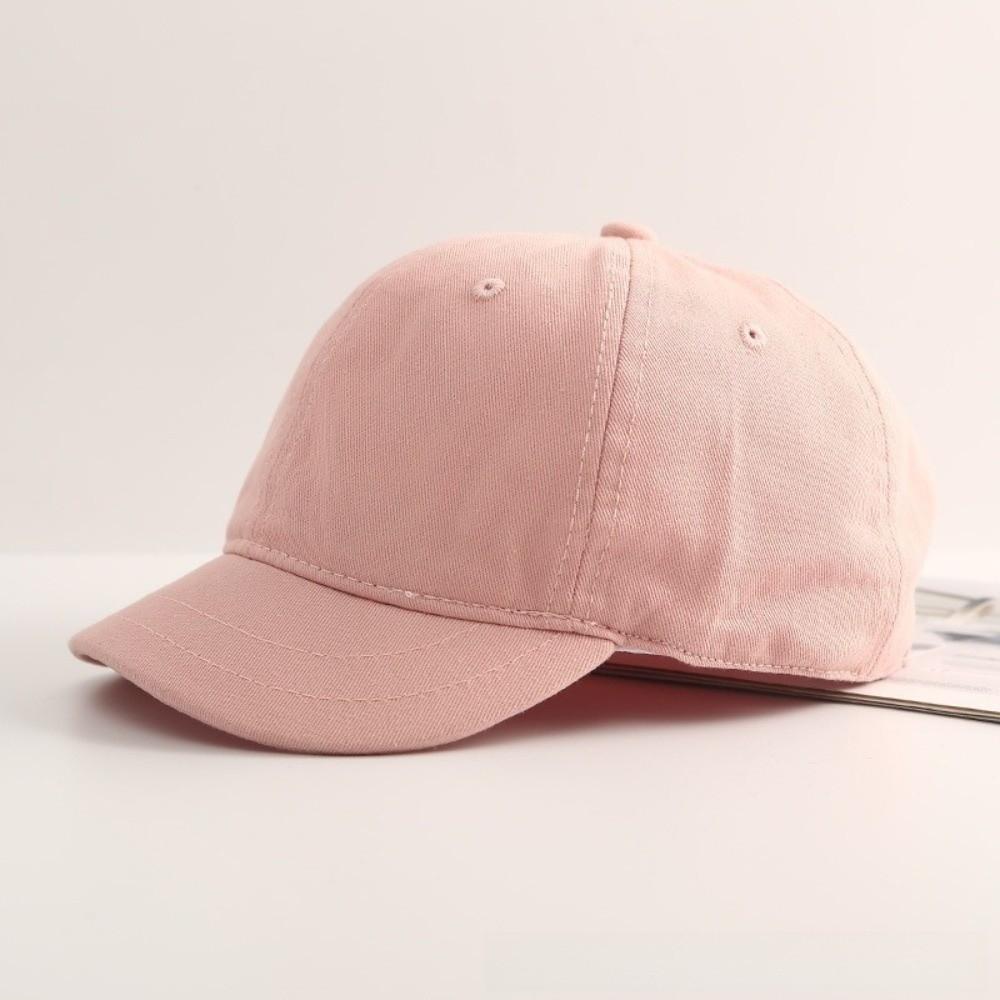 Short Brim Baseball Cap Soft Top Sun Visor Hat Vintage Dad Hat For Women
