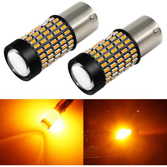 PHINLION 1156 LED Turn Signal Light Bulbs Super Bright 3014 103-SMD BA15S P21W 1156 7506 LED Bulb with Projector for Turn Signal Blinker Lights,