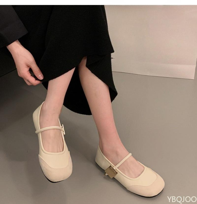 Fashion Spring women's outdoor shoes retro round toe cute casual fashion simple comfortable versatile women's single shoes