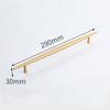 Solid Brushed Brass Kitchen Bedroom Door Handles Oval Brass Cabinet Handle Pulls