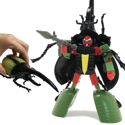 Robot insecte transformable Jouet insecte Robot transformable Robot transformable Mushirobo Puzzle 3D Robot Jouet C'est cool ! (Kabutrobo)