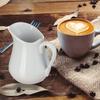 Ceramic Pitcher 450Ml Milk Frothing Pitcher Coffee Creamer Jug Handheld Design Easy Clean Heat Resistant for Home Cafe Hotel Bar