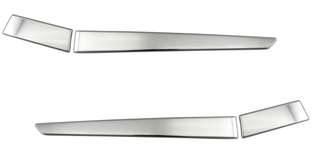 BRIGHTZ Finish Stainless Steel Plated Rear Bumper Corner Moulds for the Tanto Custom Late Compatible with the and 660 Tanto Customs Ultra-Mirror