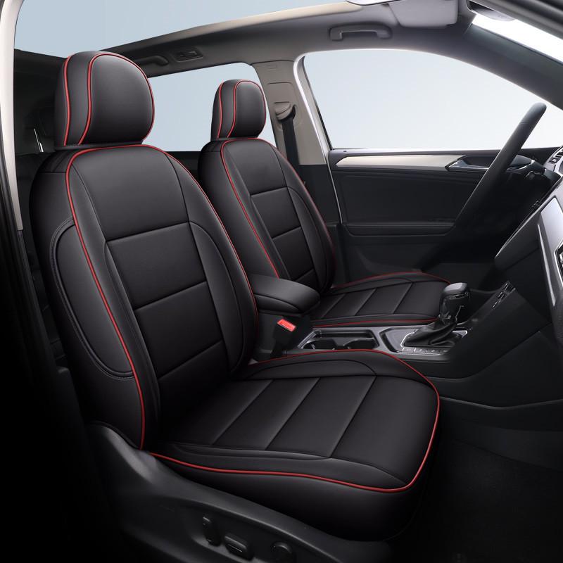 Yue Four Seasons Universal Car Seat Cover, Full Surround, Wear-Resistant, Five-Seat Leather