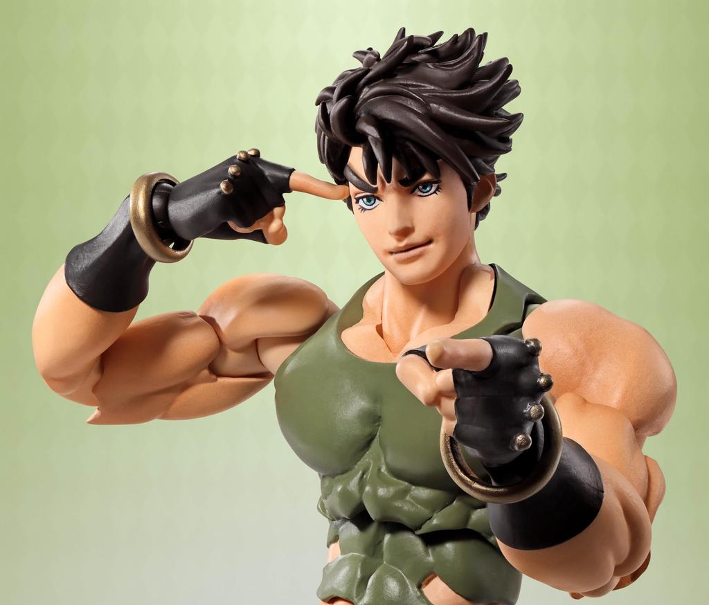 TAMASHII NATIONS Bizarre Adventure Joseph ca. und Actionfigur S.H.Figuarts JoJo's Adventure Joestar, 172mm, PVC, ABS, Stoff,
