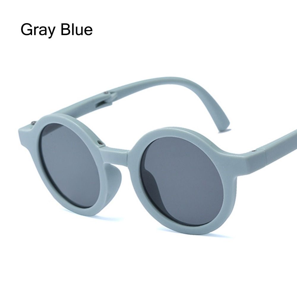 

Vintage Round Frame Sunglasses Outdoor Uv 400 Foldable Sunglasses Shades For Toddler Boys Girls