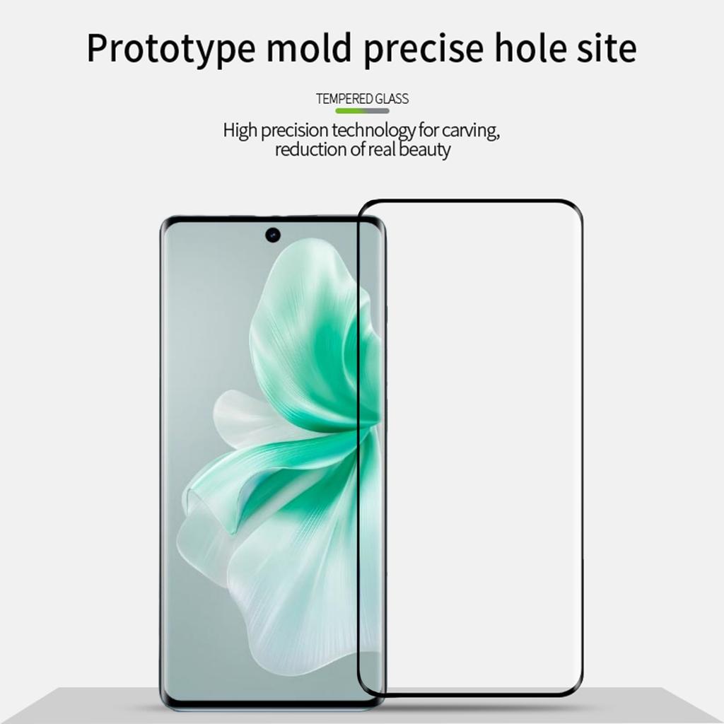 PINWUYO For vivo S18 5G/S18 Pro 5G Screen Protector HD Clear Tempered Glass Film Full Glue 3D Hot Bending