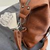 PU Leather Underarm Bag Retro Crossbody Bag with Adjustable Strap Tote Bags for Women