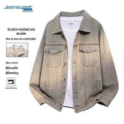 JEANSWEST Herren American Retro Loose Fit Jeansjacke