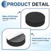 Uxcell Vibration Damping Pads for 50mm 15mm EVA High Hardness Cushioning Black Speakers, (16-pack), Height, Vibration-Absorbing Rubber, Foam, 60,