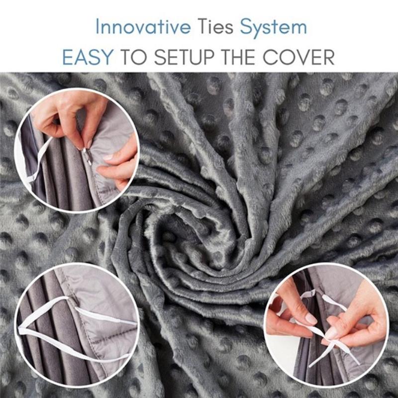 Comfort  Blanket Embossed Quilting Relief Anxiety Insomnia Pressure Weighted Blanket