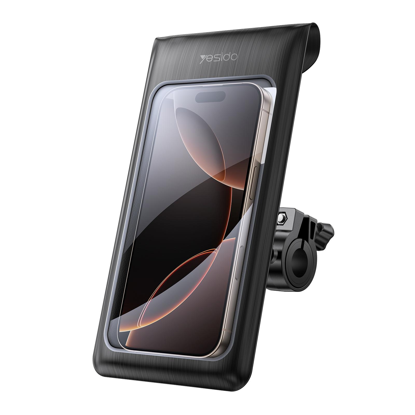 

YESIDO C333 360 Degree Rotation Phone Holder Waterproof Bag for Bicycle Electric Bike Handlebar Mount