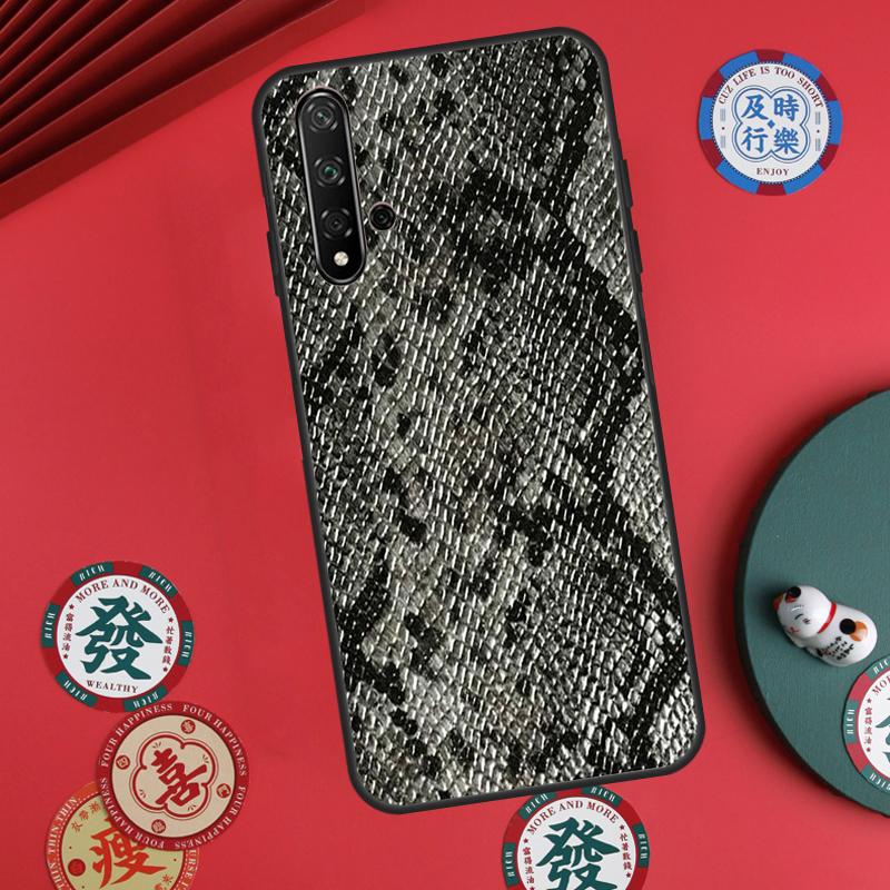 Schlangenhaut-Print Für Huawei Nova 12s 7i 8i 11i 12i Y73 Y70 Y90 Y60 Y72 Y61 Y91 9 10 SE P30 Pro P40 Lite Hülle
