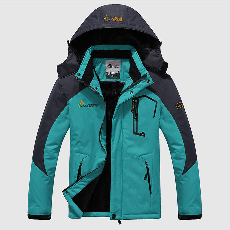 Autumn And Winter Mountaineering Clothing Warm Windproof Cotton Coat Plus Size Jacket