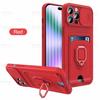 Sliding Camera Protection Case for Iphone 15 Plus 14 13 Pro Max 12 11 Pro Xr Xs Max X Vehicle Magnetic Bracket Card Wallet Shell