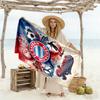 Bayern Munich Soccer Poster Customizable Name Beach Towel High Absorbency & Quick-Dry Suitable for Sports Travel Swimming Yoga Bathroom Beach And Pool