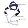 1pc Head and Neck Training Harness with Chain - Strengthen Neck and Chin Muscles with Weight Lifting Exerciser Straps