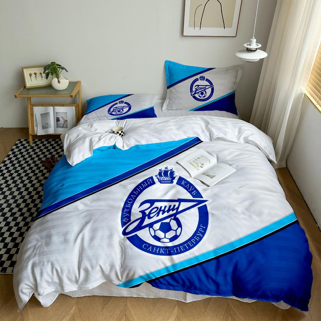 Zenit St. Petersburg Bettbezug-Set EU Einzel Doppel King US Twin Full Queen Größe Bettwäsche