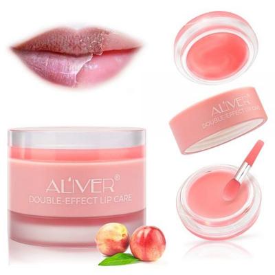 Maschera labbra notte scrub e balsamo idratante a doppio effetto per un trattamento riparatore di labbra secche e screpolate.