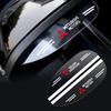 2Pcs/Set Rearview Mirror Rain Eyebrow Sun Visor Sticker Decoration For Ralliart Grandis Galant Carisma Xpander Cross