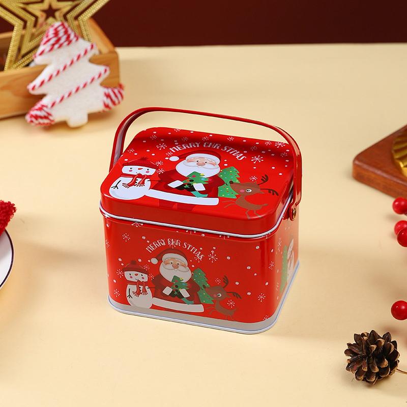 Caixa de Presente de Natal, Caixa de Biscoitos, Doces e Chocolates, Caixa de Presente Requintada para Véspera de Natal, Decoração de Casa e Suprimentos para Festas