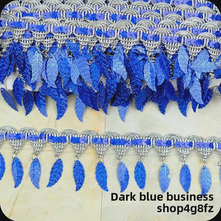 Pagoda Leaf Lace Tassel Trim - 9m: Decorative Fringe for Stage Dance Costumes