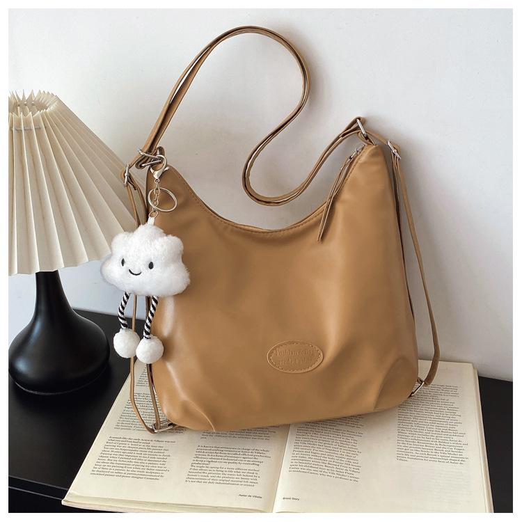 Korean Style Large Capacity Women's Tote Bag - 2024 Summer Trend, Versatile Chain Strap, Shoulder and Crossbody Option