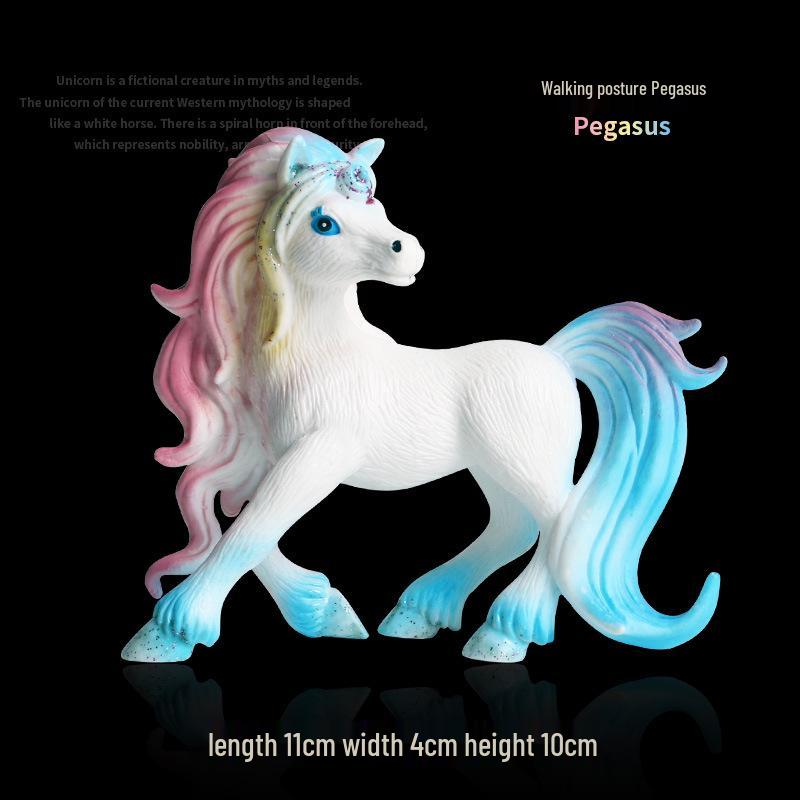 European Mythology Pegasus & Unicorn Children's Toy Figurine Set