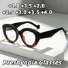 2026 New Large Frame Retro Cat Eye Presbyopia Glasses for Women Anti Blue Light High Definition Reading Eyewear +1.0 To +4.0