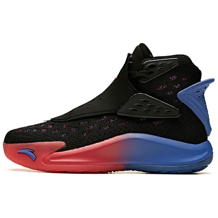New Anta KT5 KT Klayism Slip Resistant Lightweight Wear Resistant High Top Basketball Shoes Women's Red Blue Black 12941101-1