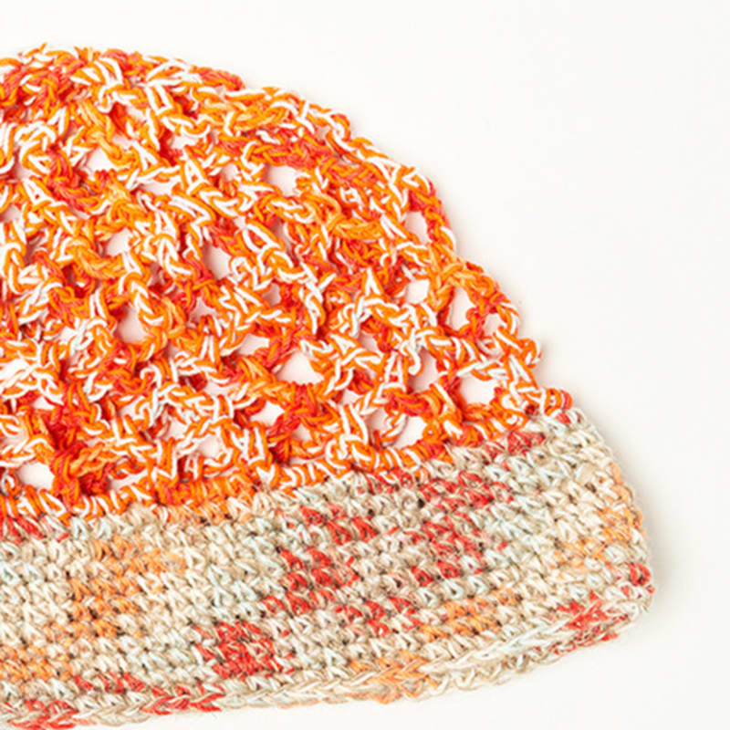 MISU A BARBE FILET HAT ORANGE