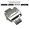 Fivela de Fecho Borboleta de Dupla Pressão para Cartier Santos/Santos100 - Fosca, 18/21mm