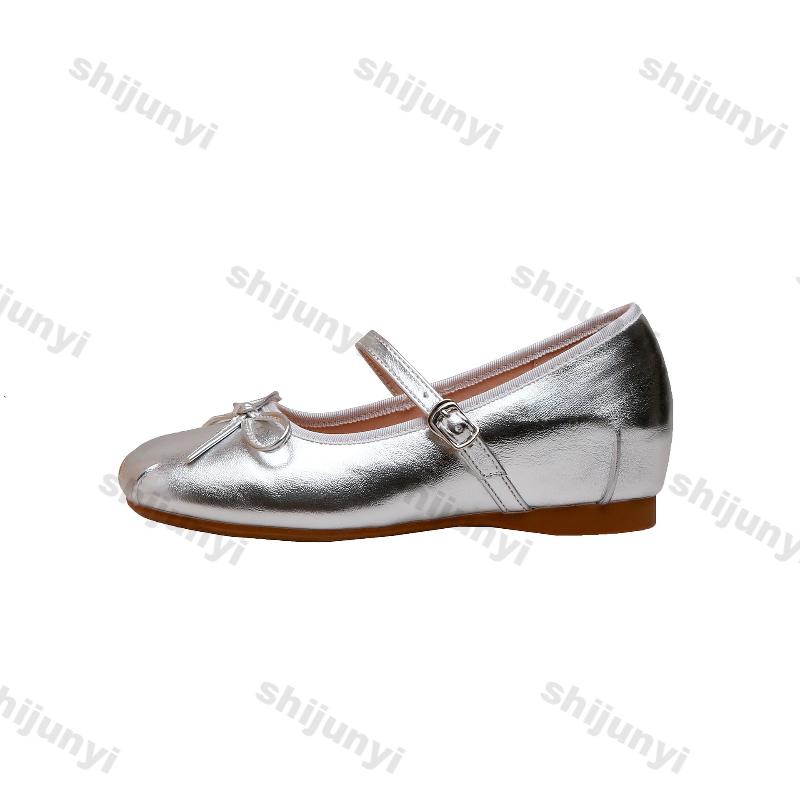 Fashion Women Loafers 2025 Summer Lightweight Comfortable Luxury Mary Jane Shoes Fashion Bow-knot Buckle Strap Ballet Shoes Zapatillas