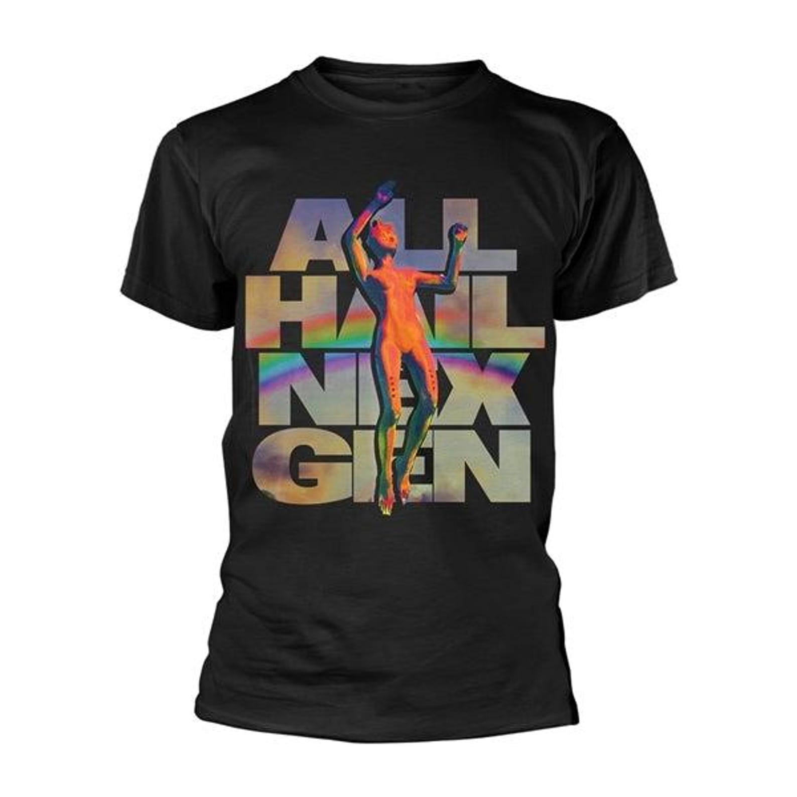 BRING ME THE horizon all hail back print band T-Shirt S