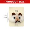 6Pcs Plush Siamese Puss Seal Hair Clip for Girls Soft Comfortable Hair Accessory Fashionable Side Clip for Daily Wear