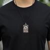 [Lunari] Buddha Statue Pendant Necklace Sculpture Jewelry Amulet Charm Silver 925 Good Fortune Five Great Wisdom Kings Guardian Deity Type B (Type B)