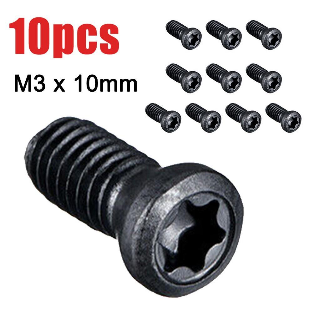 Screw Set of Ten For Use with CNC Machines and Carbide Inserts For Replacement