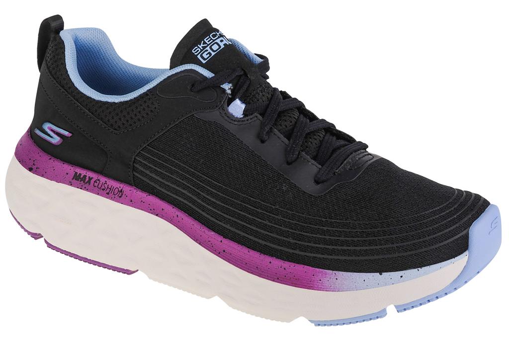 Skechers Max Cushioning Delta - Sunny Road, Womens Black Running Shoes