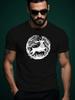 Short Sleeve with Majestic Deer Graphic Print - Summer Streetwear Round Neck Tee T-shirt