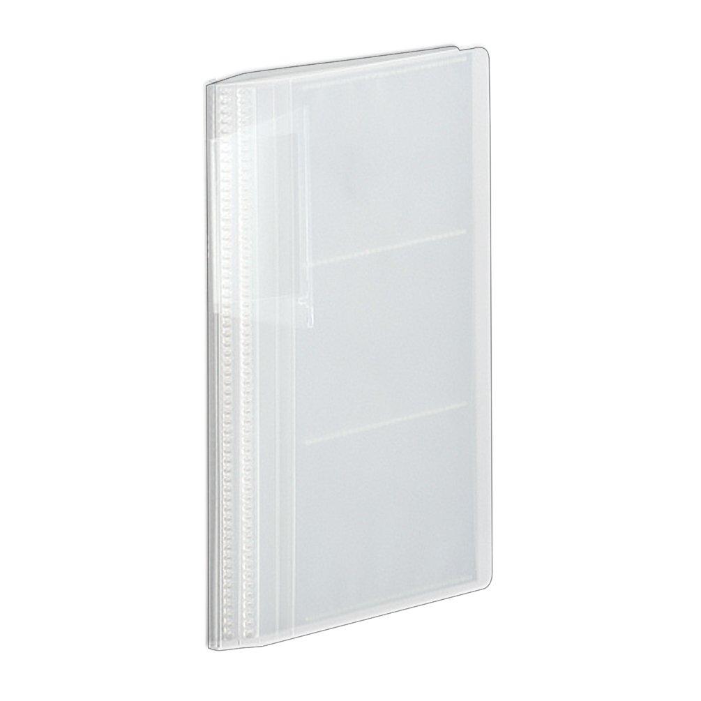 KOKUYO File Card Holder Novita Capacity 360 Model Slim, 60-sheet (holds Sheets), Transparent, Mei-N236T
