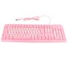 104 Keys USB Wired Keyboard Ultra Thin Cute Cartoon Ergonomic Computer Keyboard Plug and Play for Home PC Laptops