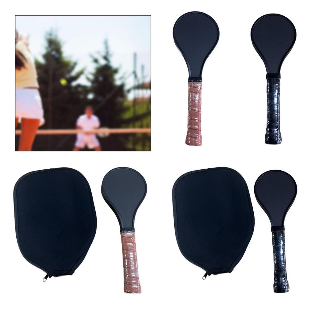 Carbon Fiber Pickleball Sweet Spot Paddle with Nonslip Grip Mini Paddle Head