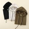 Women's Retro Hooded Vest Jacket Top Drawstring Thin Waistcoat Cotton And Linen Vest Jacket