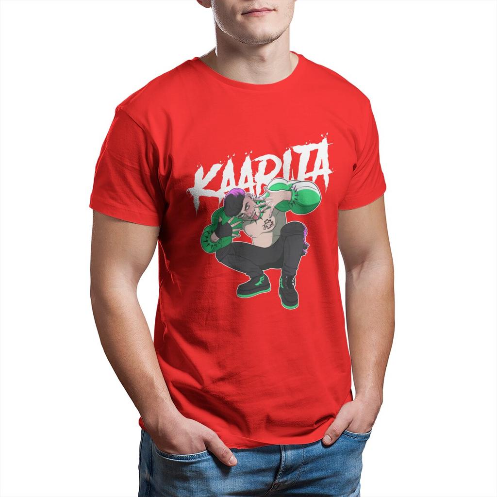 Kaarija Eurovision Cha Cha Cha Men's T Shirt  Leisure Tee Shirt Short Sleeve Crew Neck T-Shirt Cotton Classic Clothes