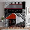 Cortinas Twenty One Pilots para Sala de Estar Estores de Cortina Tul para Dormitorio Cortinas Opacas 2 Piezas Separador Cocina Elegante