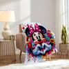 1pc Velvet Heart-Shaped Minnie Mouse Bedding Throw Blanket, Sofa Cover, Gift for, Home Decor, Valentine's Day Present,