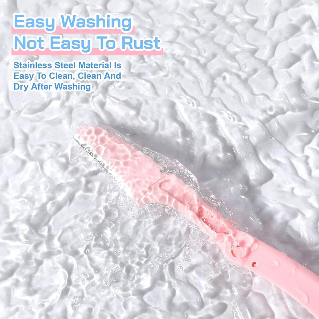 6PCS Eyebrow Razor for Women, Portable Dermaplaning Razors Tool, Foldable Facial Razors with Protective Cover, Compact Design, Unisex, Suitable for