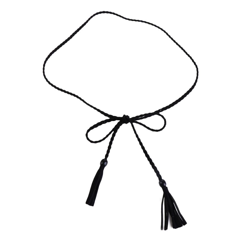 Accessories DIY Thin Belts Ethnic Style Belts Women Waist Chain Waist Rope Braided Tassel Belt
